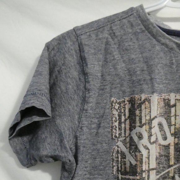 S & R SILLY & RIDICULOUS, 146/152, pinstriped graphic tee, EUC - Picture 3 of 11